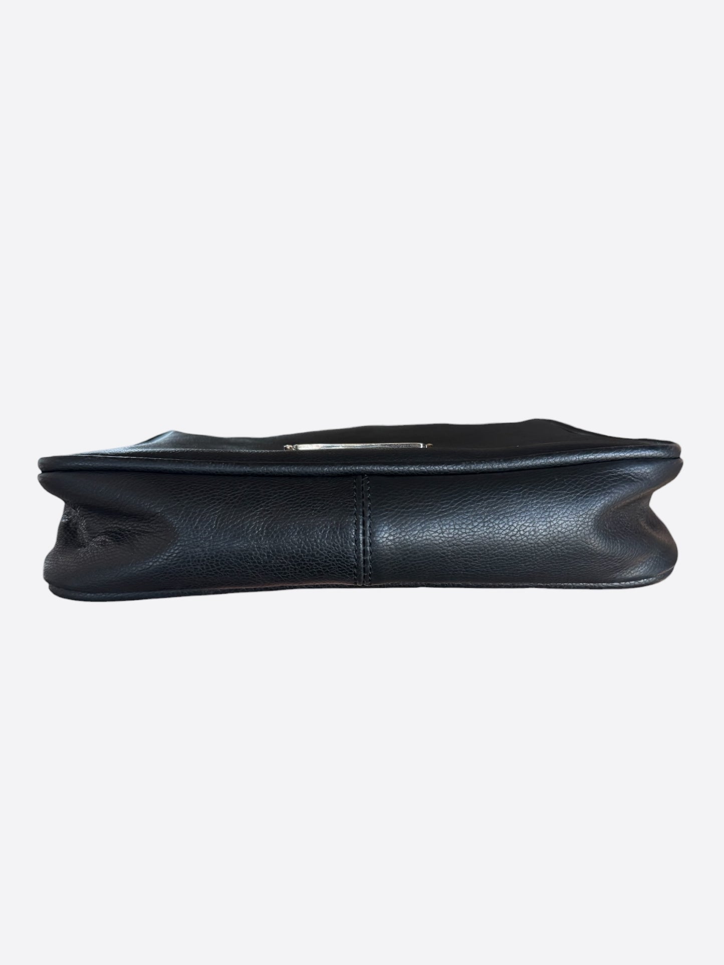 Chrome Hearts Black Leather Chicken Nugget Hand Bag