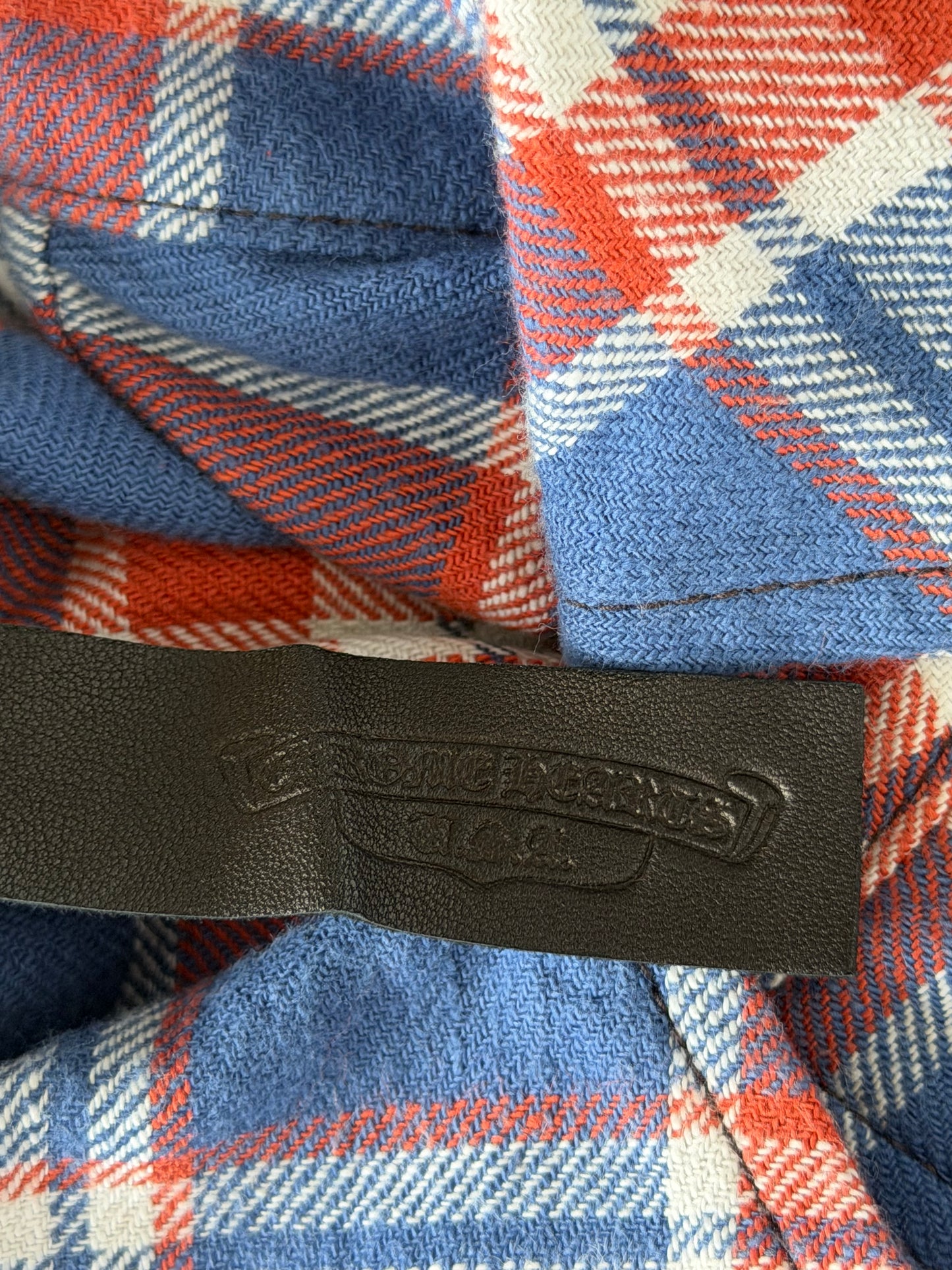 Chrome Hearts Blue & Green Floral Women's Flannel