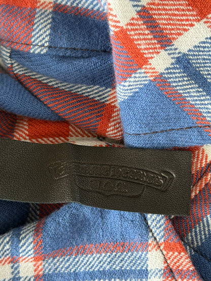 Chrome Hearts Blue & Green Floral Women's Flannel