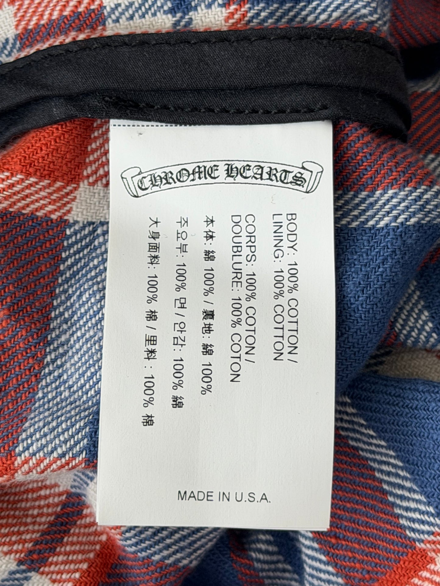 Chrome Hearts Blue & Green Floral Women's Flannel