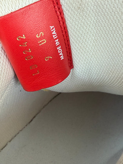 Louis Vuitton Nike Red & White Monogram Air Force 1