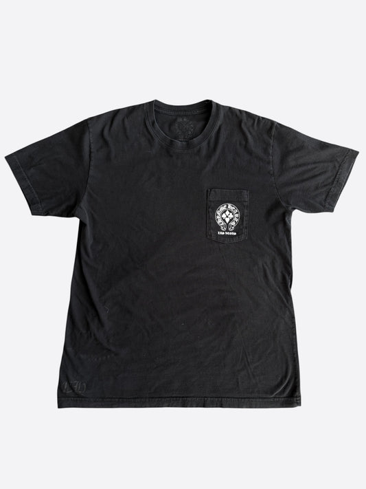 Chrome Hearts Black & White Welcome To Las Vegas Graphic T-Shirt