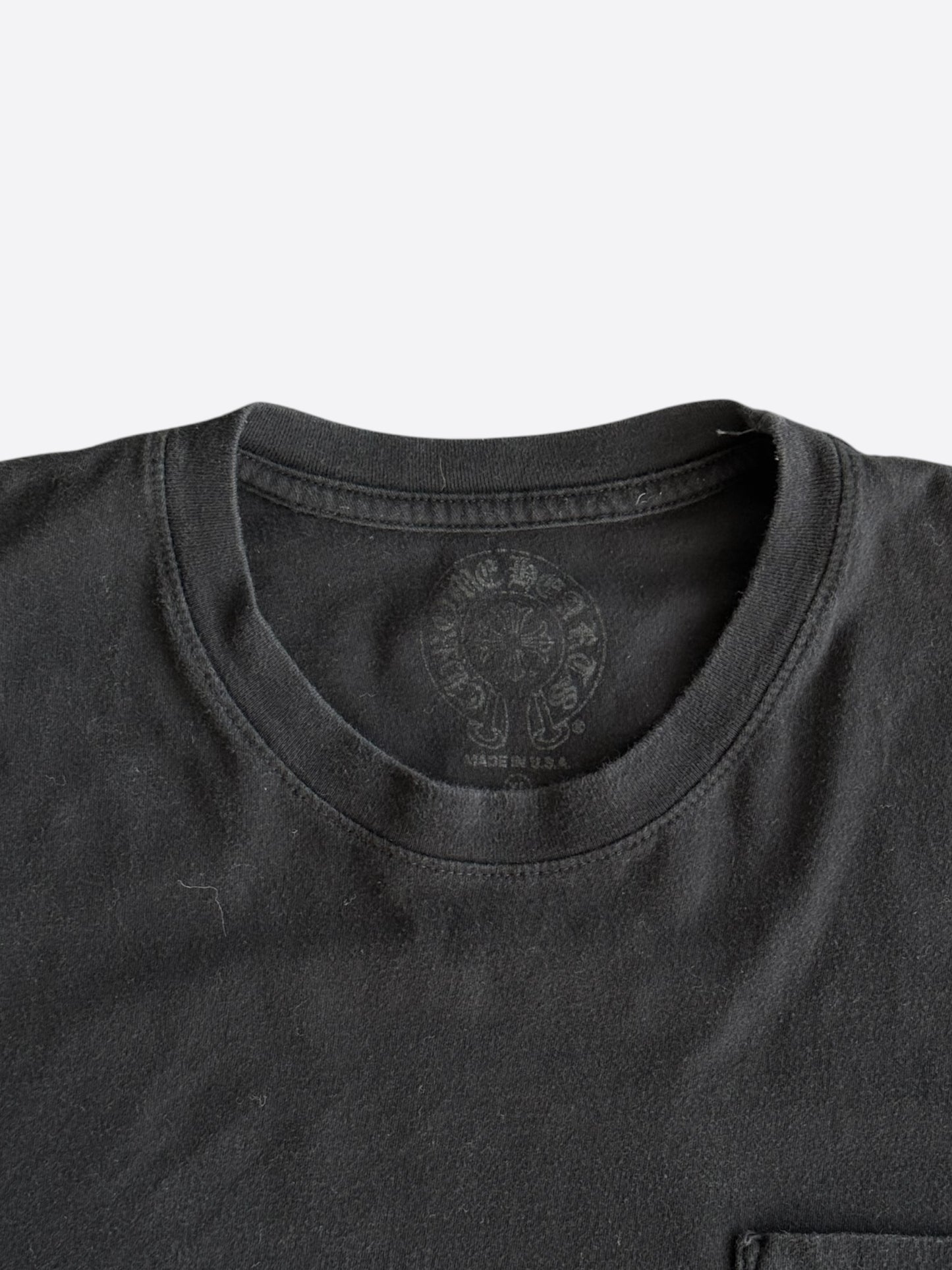 Chrome Hearts Black & White Welcome To Las Vegas Graphic T-Shirt
