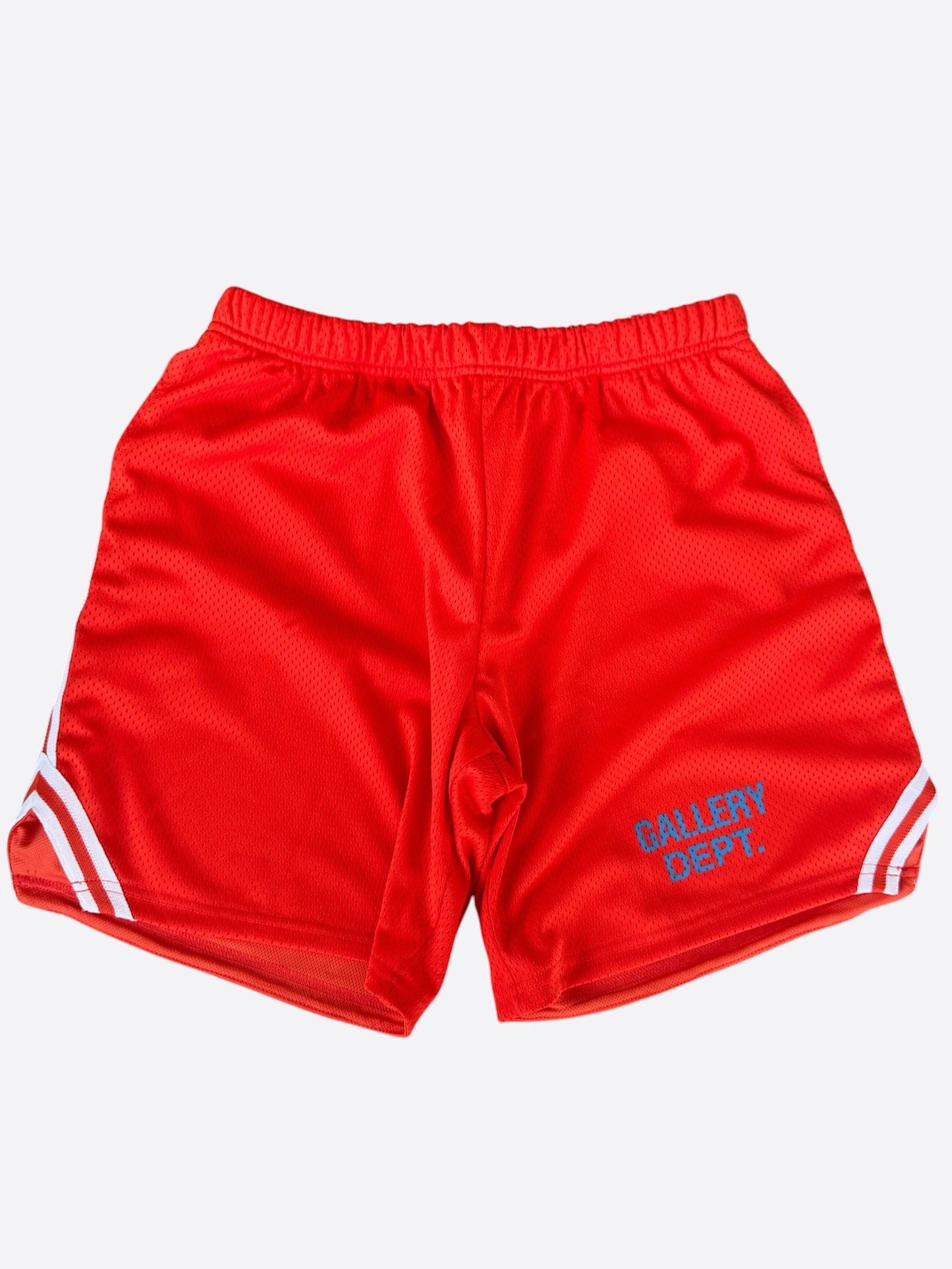 Gallery Dept Orange & White Logo Venice Court Shorts