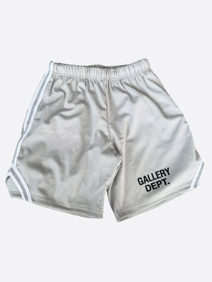 Gallery Dept Grey & White Logo Venice Court Shorts