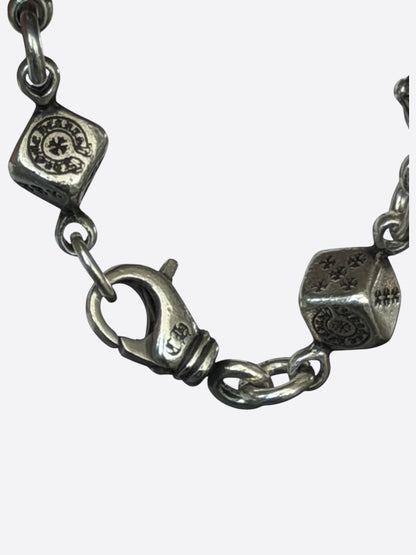 Chrome Hearts Silver Dice Bracelet