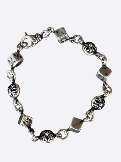 Chrome Hearts Silver Dice Bracelet