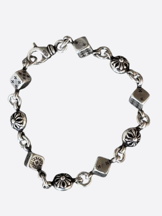 Chrome Hearts Silver Dice Bracelet