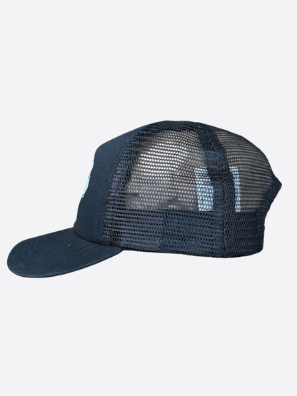 Chrome Hearts Black & White Triple Cross Patch Trucker Hat