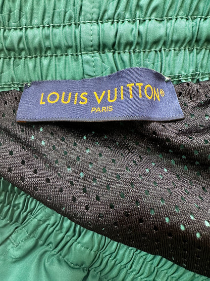 Louis Vuitton Green Monogram Swim Shorts