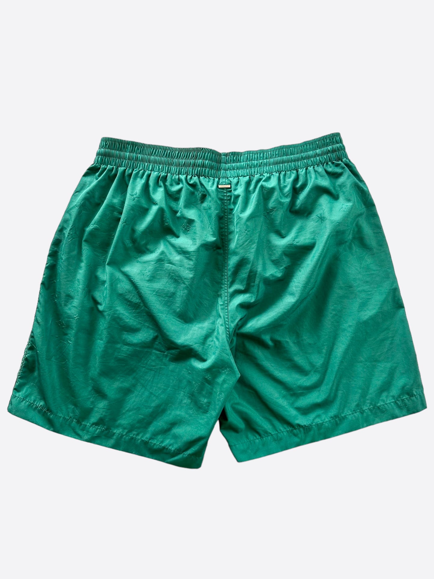 Louis Vuitton Green Monogram Swim Shorts