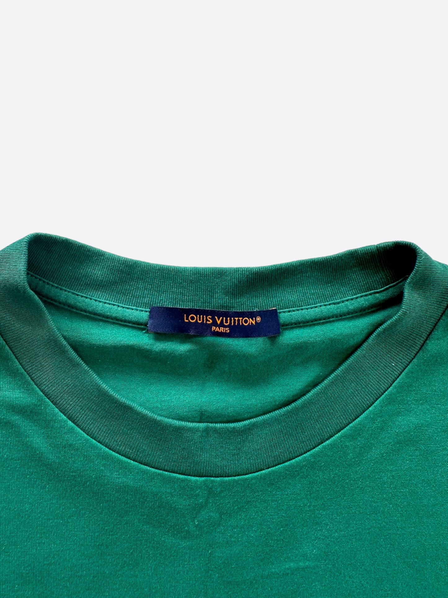 Louis Vuitton Green & White Gradient Monogram T-Shirt