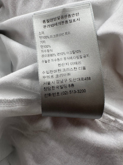 Dior White & Black Atelier Logo T-Shirt