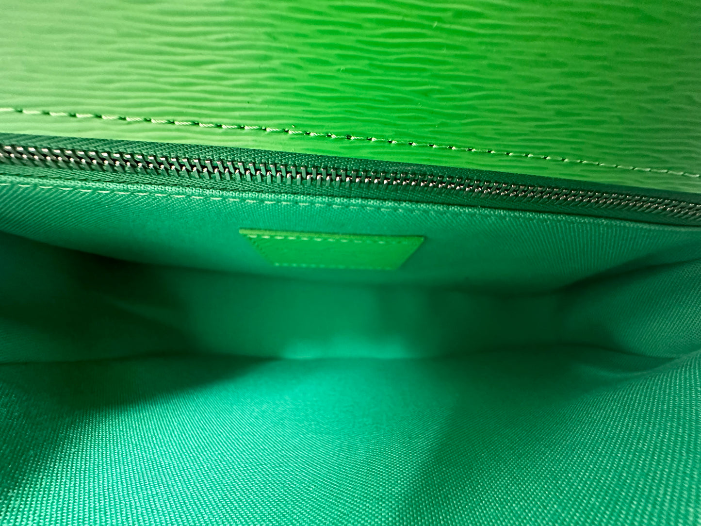 Louis Vuitton Green EPI Distorted Monceau Shoulder Bag