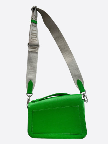 Louis Vuitton Green EPI Distorted Monceau Shoulder Bag