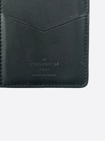 Louis Vuitton Black Shadow Monogram Pocket Organizer