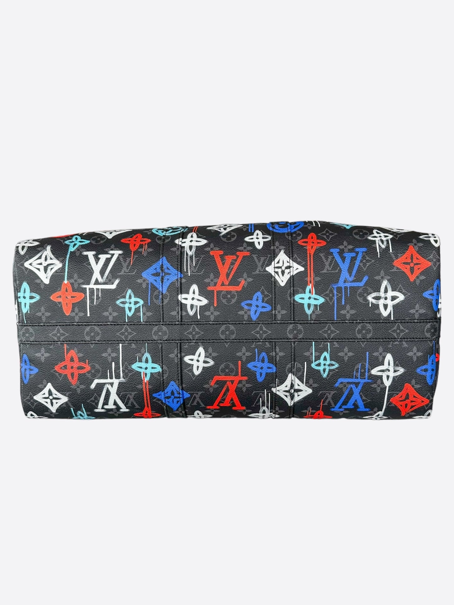 Louis Vuitton Multicolor Graffiti Monogram Eclipse Keepall 50