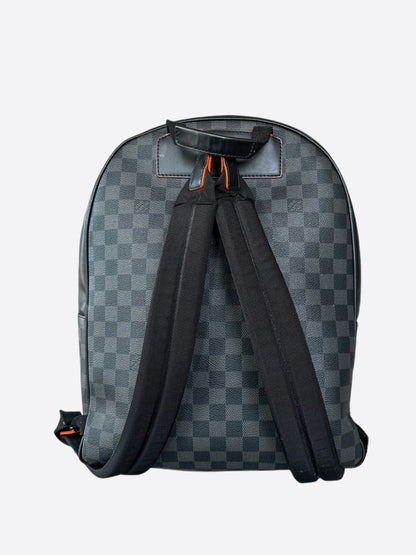 josh backpack louis vuitton Louis Vuitton Damier Graphite & Orange Josh Backpack – Savonches