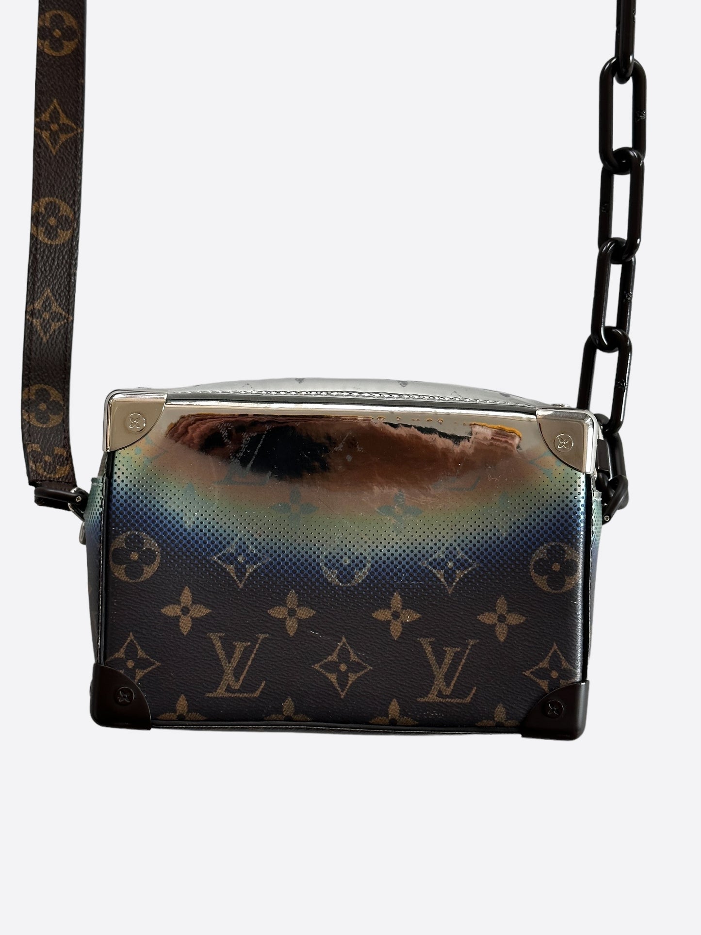 Louis Vuitton Metallic Gradient Brown Monogram Mini Soft Trunk