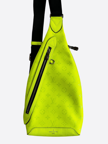 Louis Vuitton Yellow Taigarama Monogram Duo Slingbag