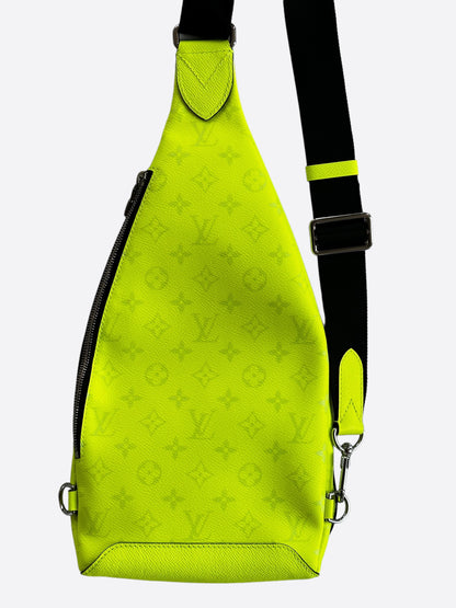 Louis Vuitton Yellow Taigarama Monogram Duo Slingbag