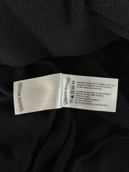 Chrome Hearts Black & Silver Script Logo Hoodie