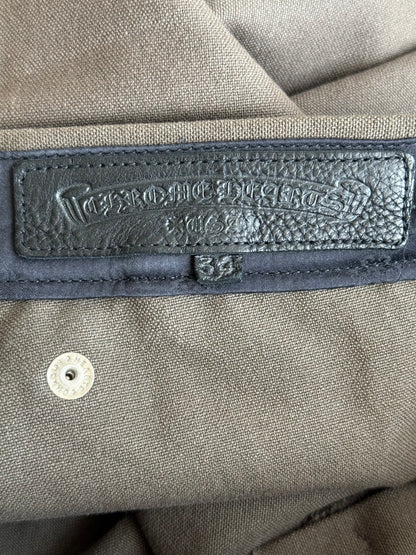 Chrome Hearts Brown & Black Cross Patch Carpenter Pants