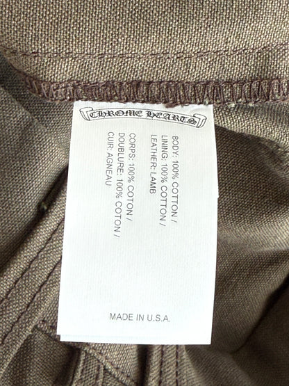 Chrome Hearts Brown & Black Cross Patch Carpenter Pants