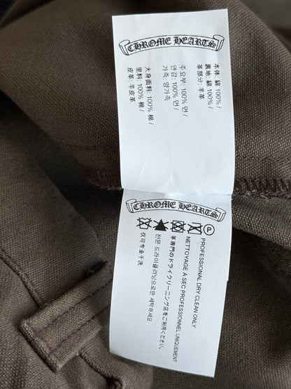 Chrome Hearts Brown & Black Cross Patch Carpenter Pants