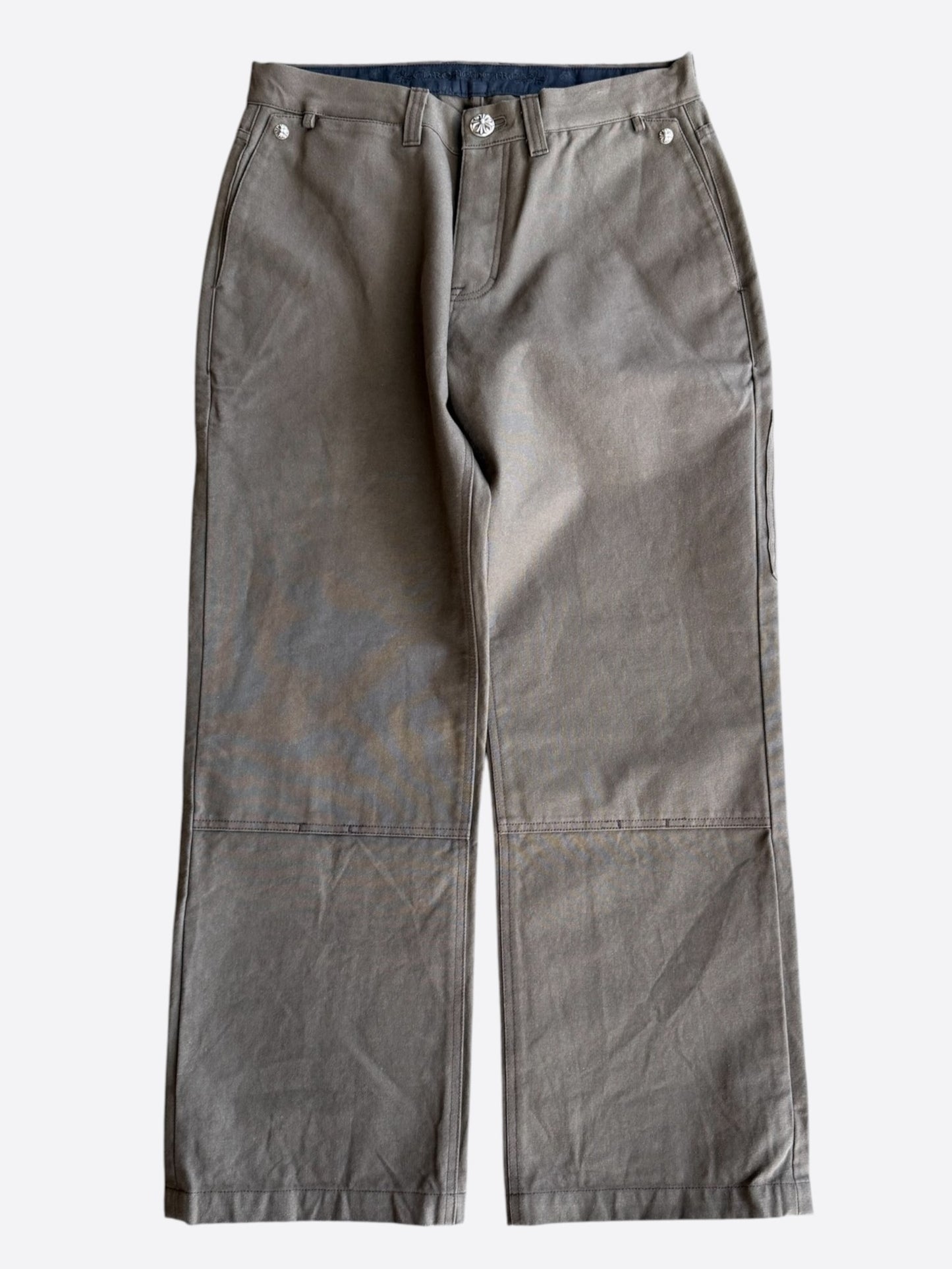 Chrome Hearts Brown & Black Cross Patch Carpenter Pants