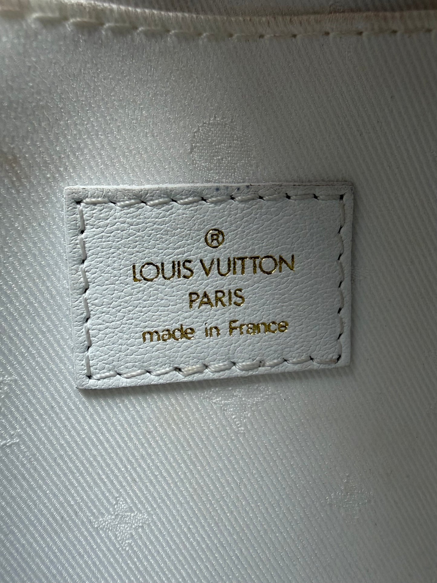 Louis Vuitton White Bubblegram Over The Moon Bag