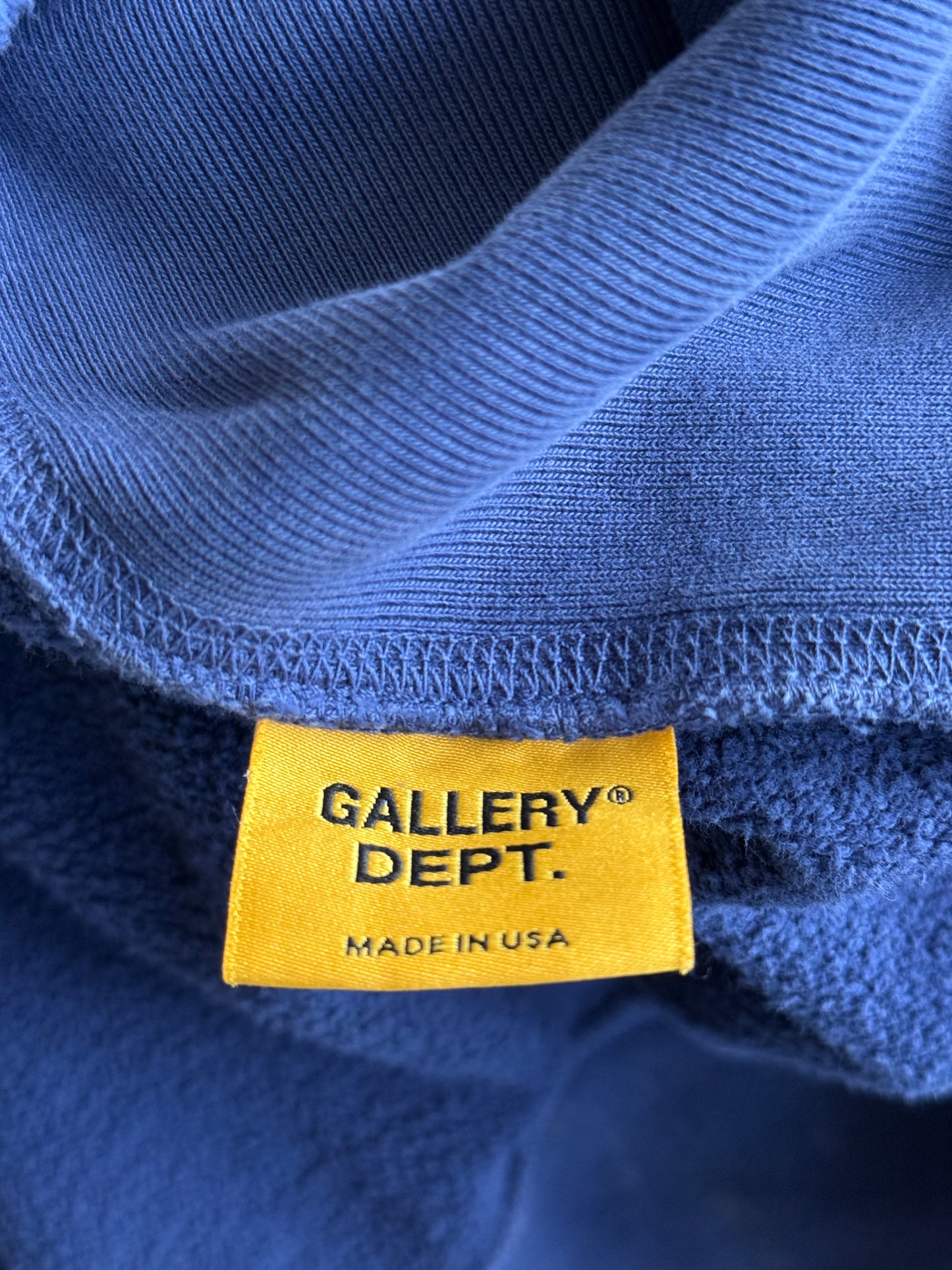 Gallery Dept Navy & White Chateau Ranch Paint Splatter Hoodie