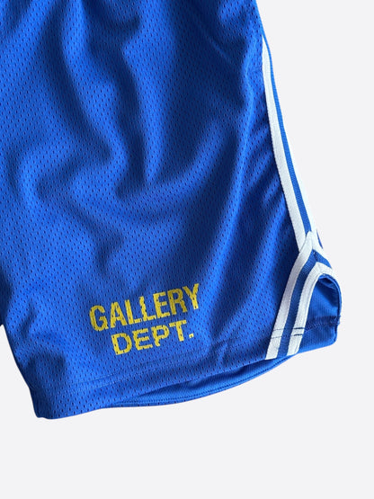 Gallery Dept Blue & White Logo Venice Court Shorts