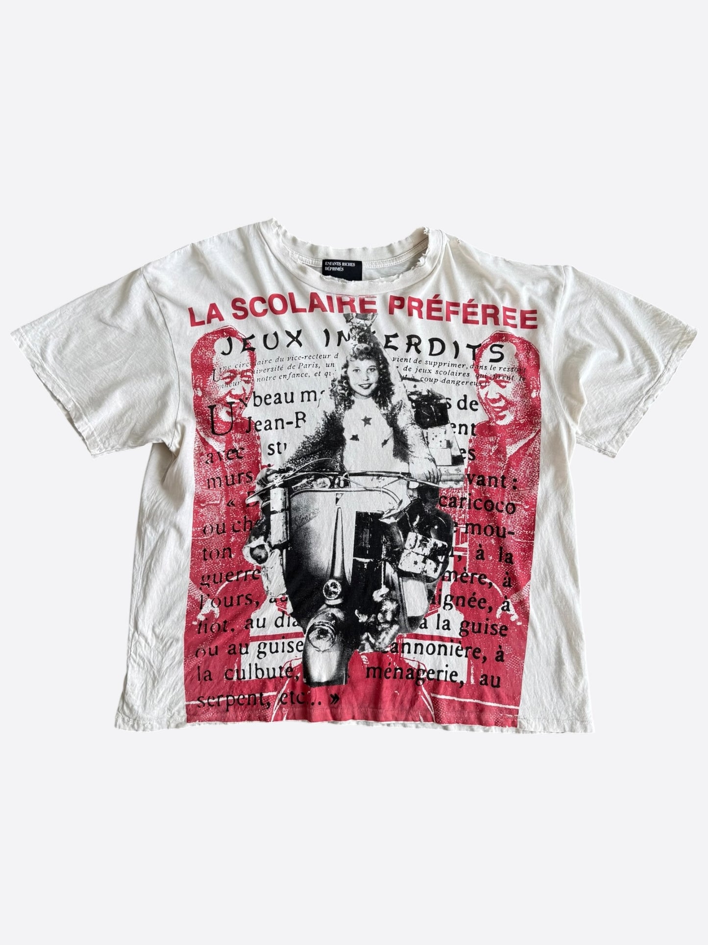 Enfants Riches Deprimes White & Black La Scolaire Préféree T-Shirt
