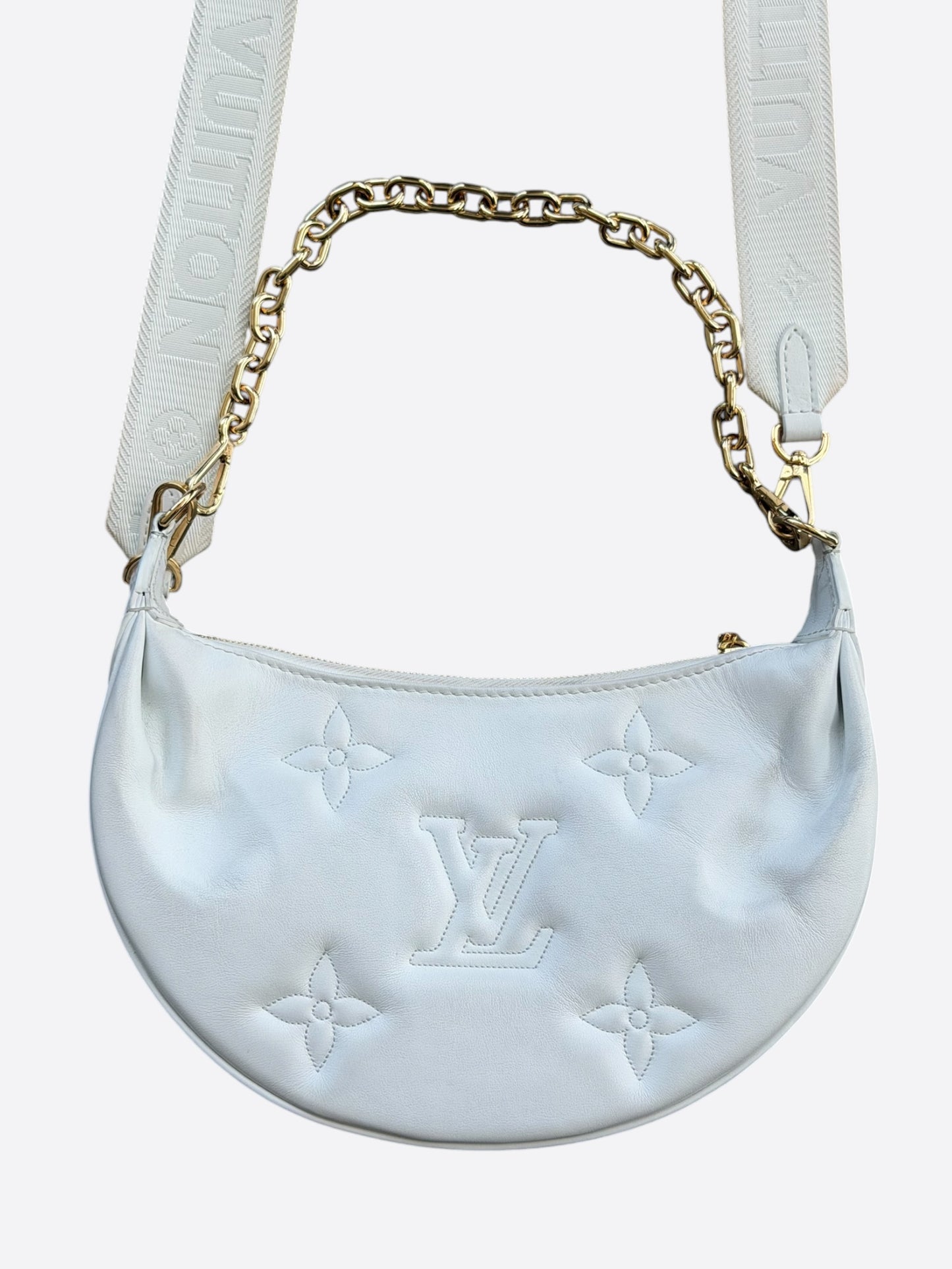 Louis Vuitton White Bubblegram Over The Moon Bag