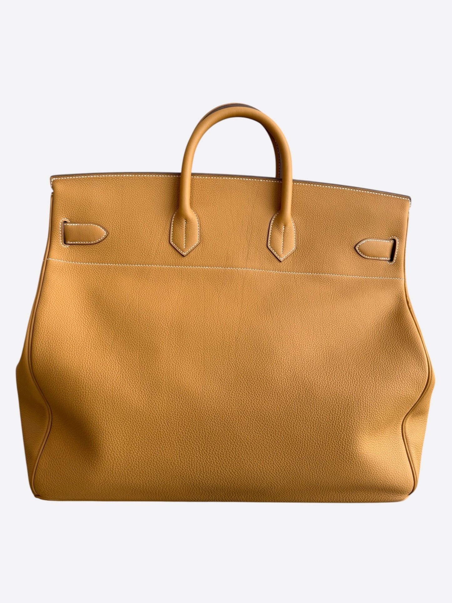 Hermes Natural Sable Togo & Palladium Hardware HAC Birkin 50