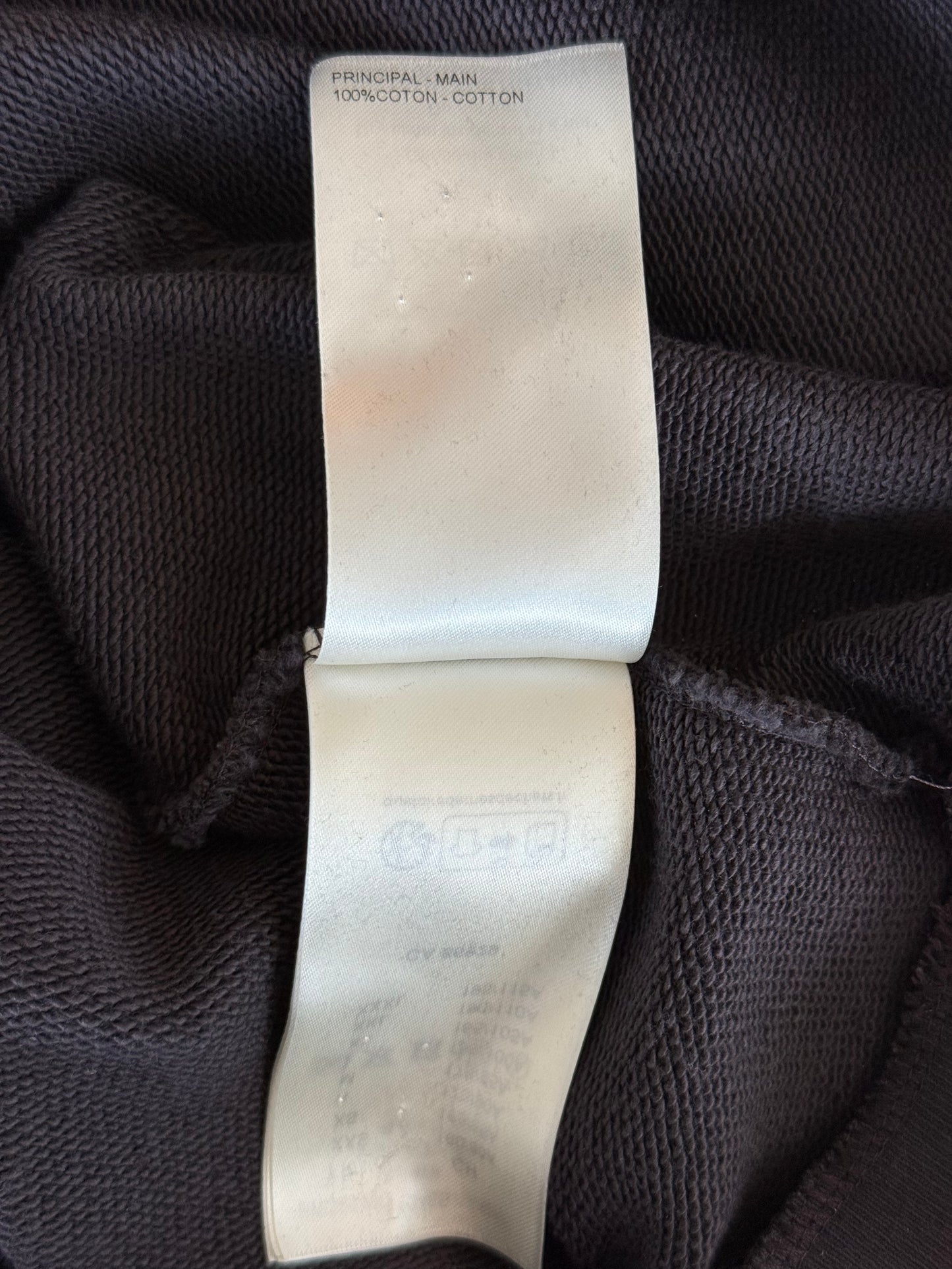 Louis Vuitton Black Embellished Signature Logo Hoodie