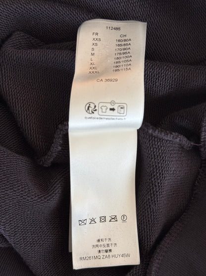Louis Vuitton Black Embellished Signature Logo Hoodie