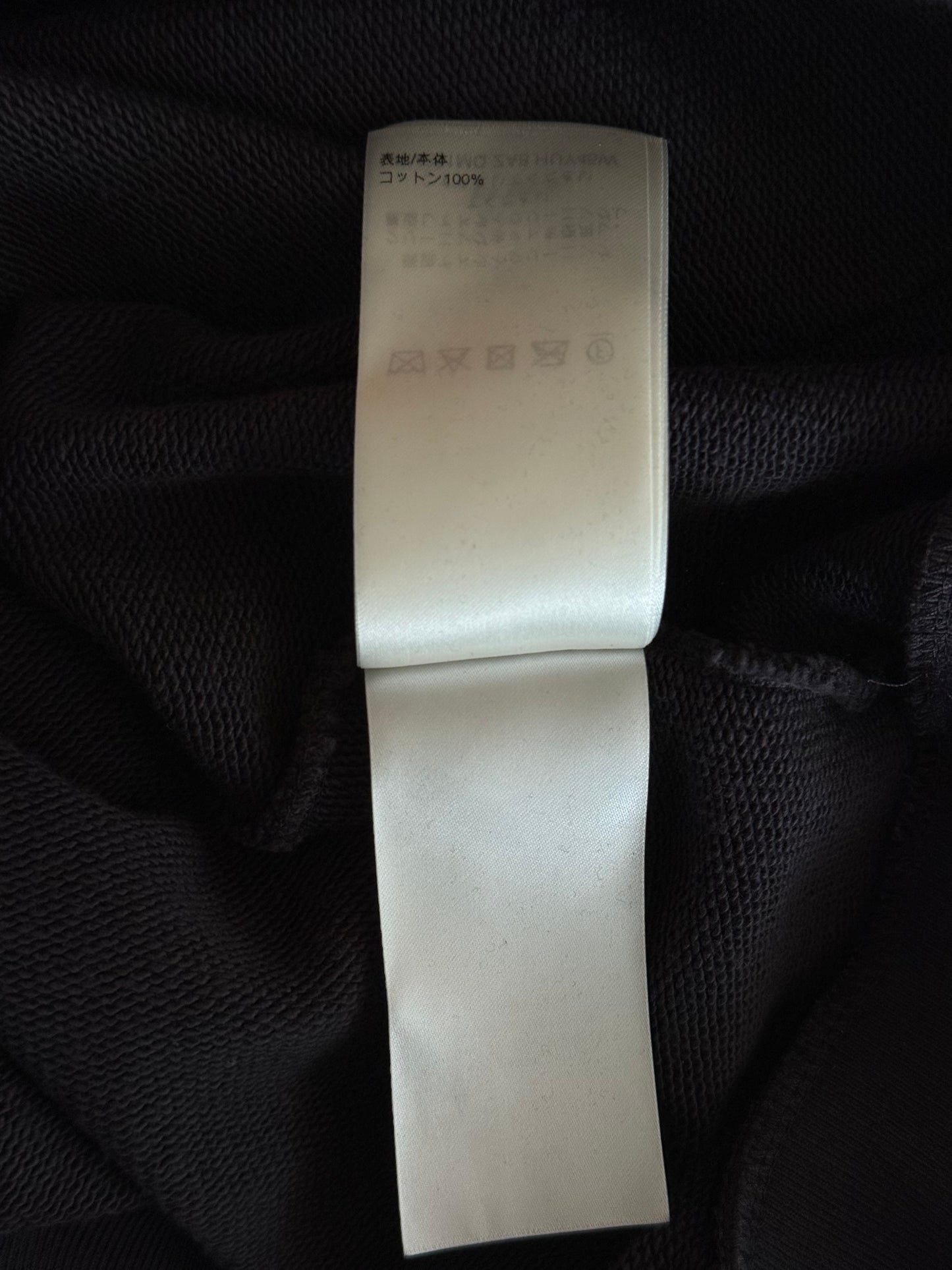 Louis Vuitton Black Embellished Signature Logo Hoodie
