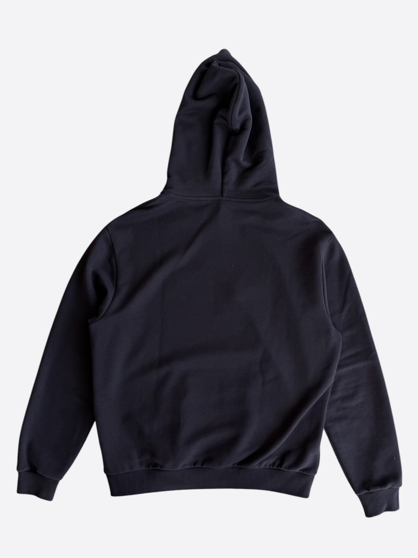 Louis Vuitton Black Embellished Signature Logo Hoodie