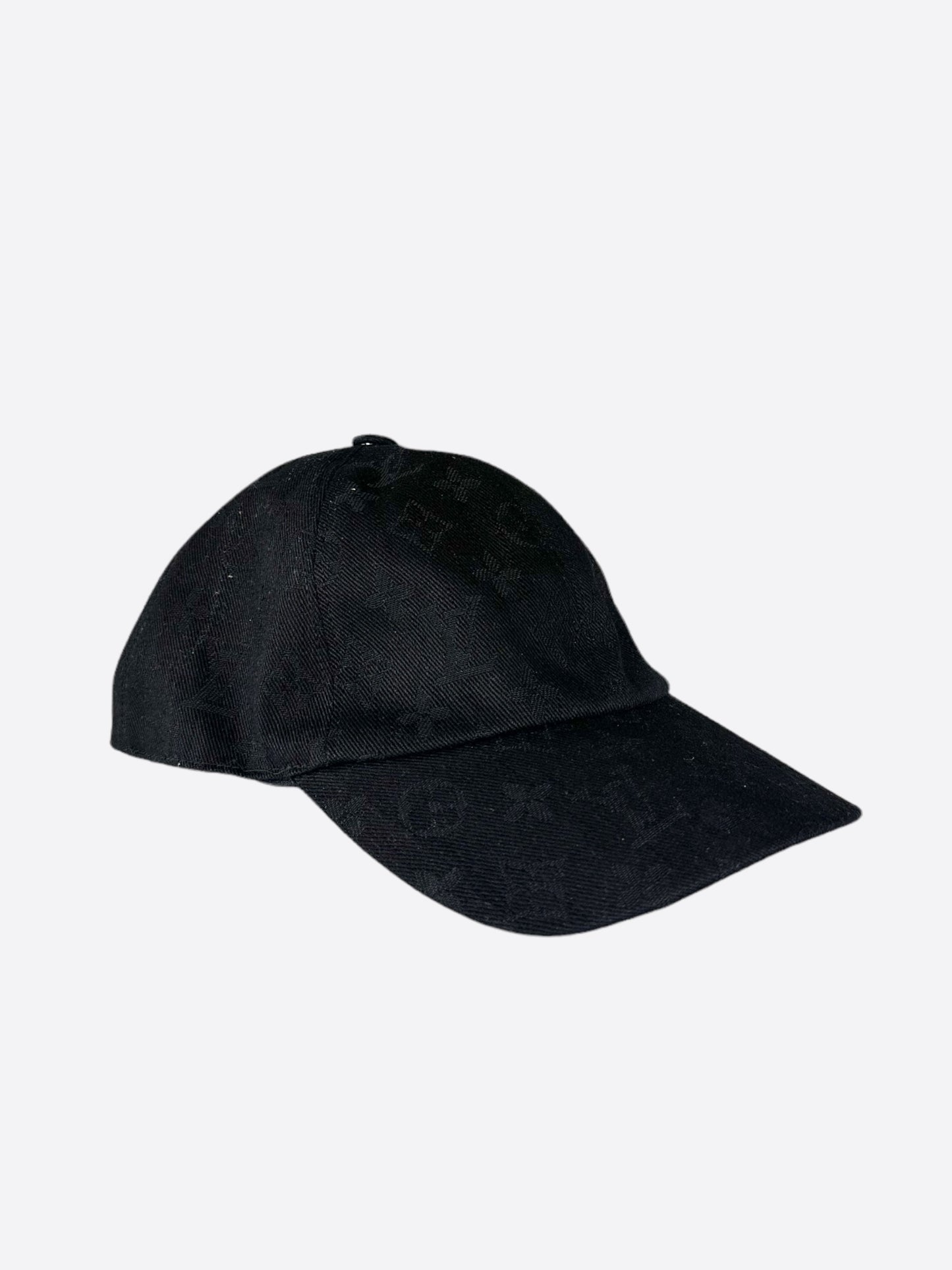 Louis Vuitton Black Monogram Essential Cap