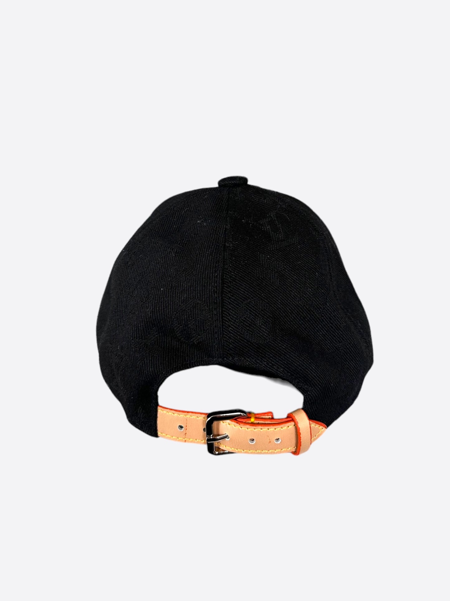 Louis Vuitton Black Monogram Essential Cap