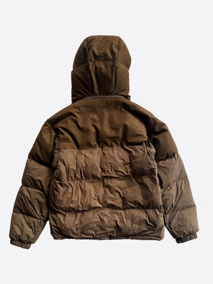 Louis Vuitton Brown Monogram Puffer Jacket