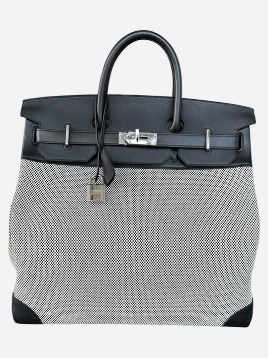 Hermes Black Panda Swift HAC Birkin 40