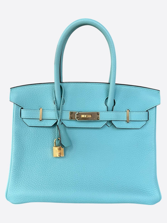 Hermes Tiffany Blue Togo Birkin 30