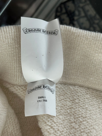 Chrome Hearts Beige & Black Embroidered Cashmere Sweatpants