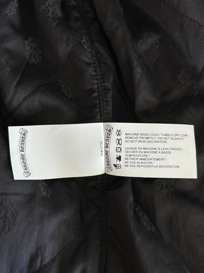 Chrome Hearts Blue & Green Floral Padded Flannel Jacket