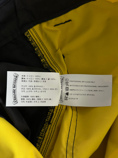 Chrome Hearts Navy Nylon & Leather Carpenter Shorts