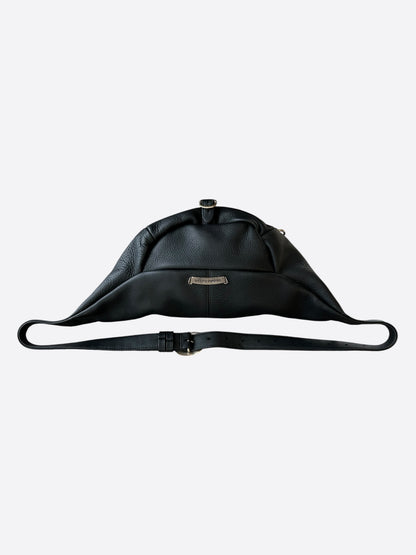 Chrome Hearts Black Leather Snat Pack