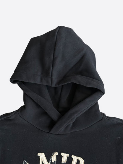 Amiri Black & White Arts District Embroidered Hoodie